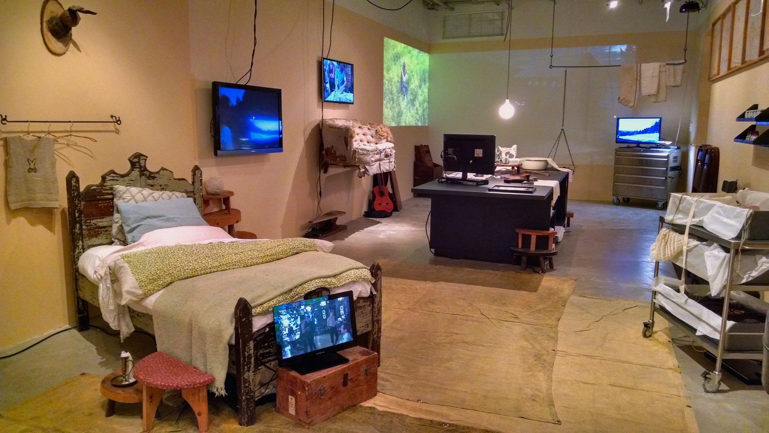 Installation view north.