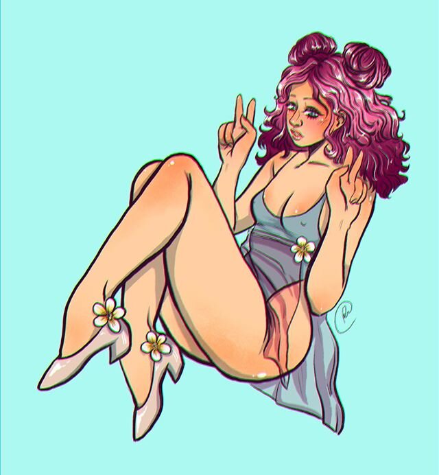 🌸🌸🌸 #digitalart #procreate #illustration