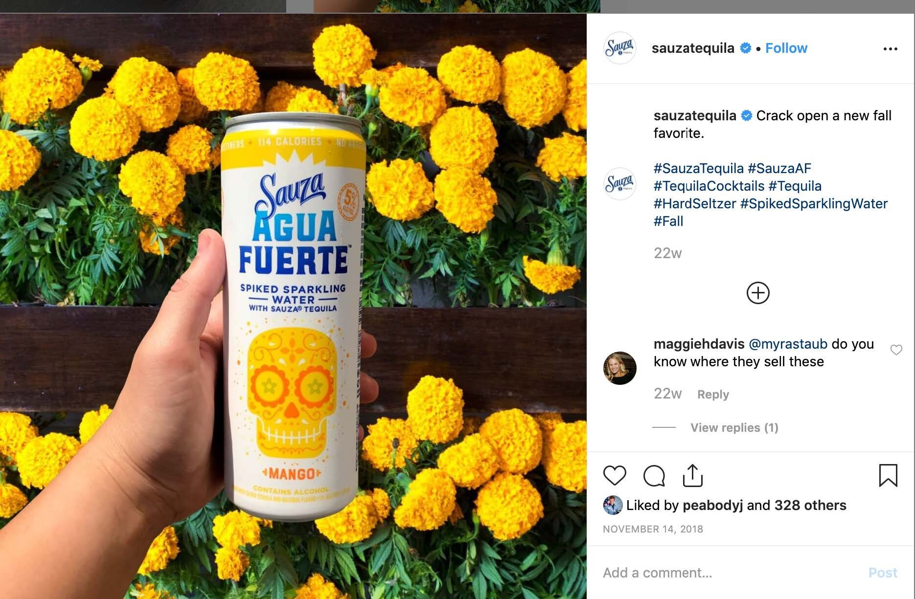 Launching a new flavor of the new spiked sparkling waters.