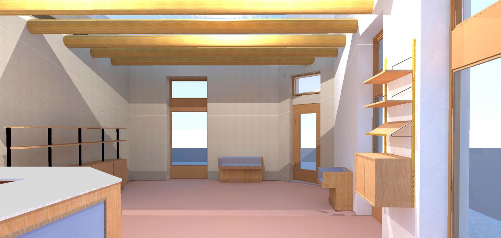 Interior of Proposed Visitor Center Design
