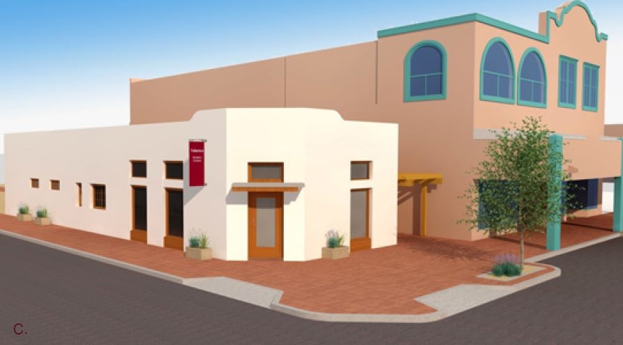 Proposed visitor center design