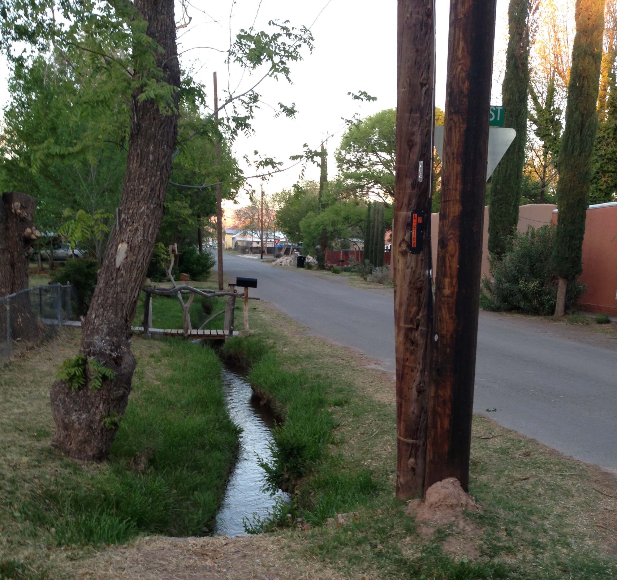The acequia water system