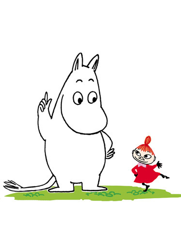 Moomin and Little My