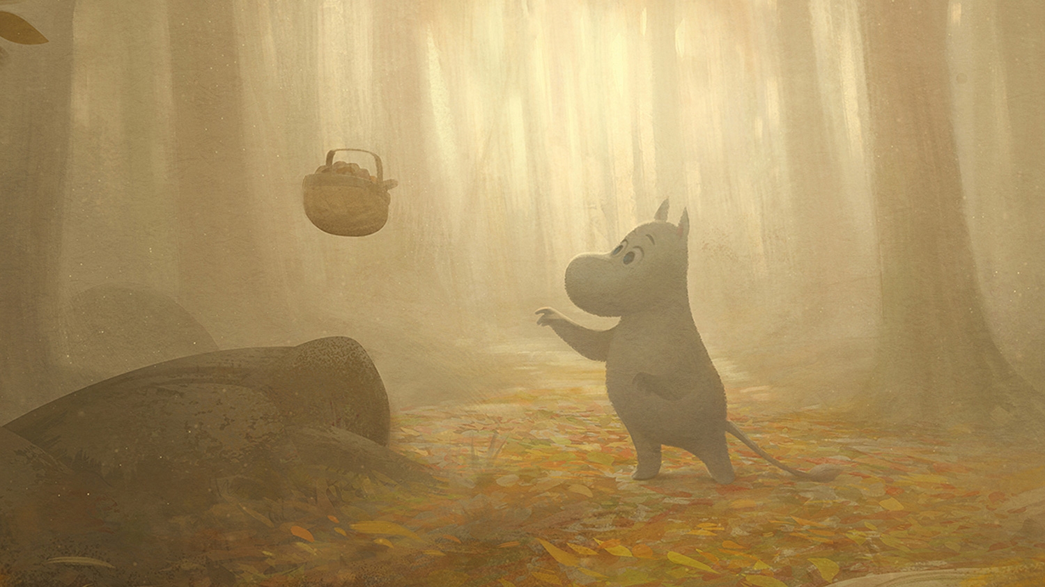 Advance still image of Moomin in the new series. Pretty, isn’t it? Gave me hope.