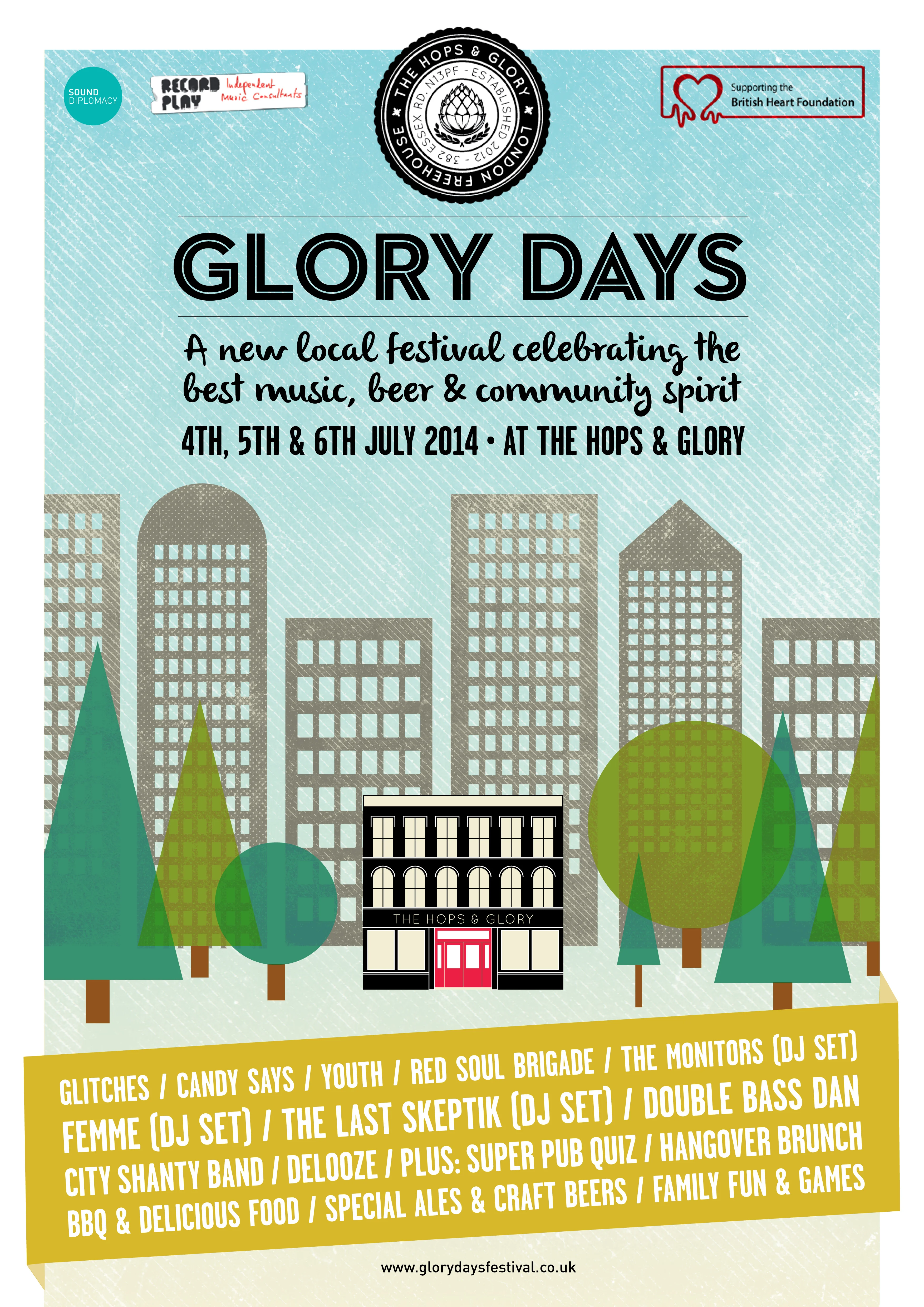 Red Soul Brigade at the Glory Days Festival