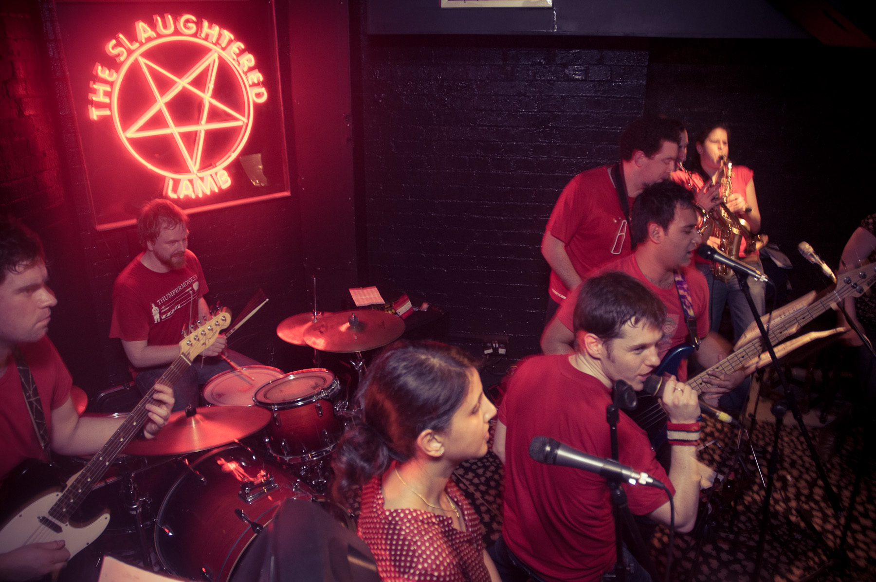 The Red Soul Brigade at the Slaughtered Lamb, London