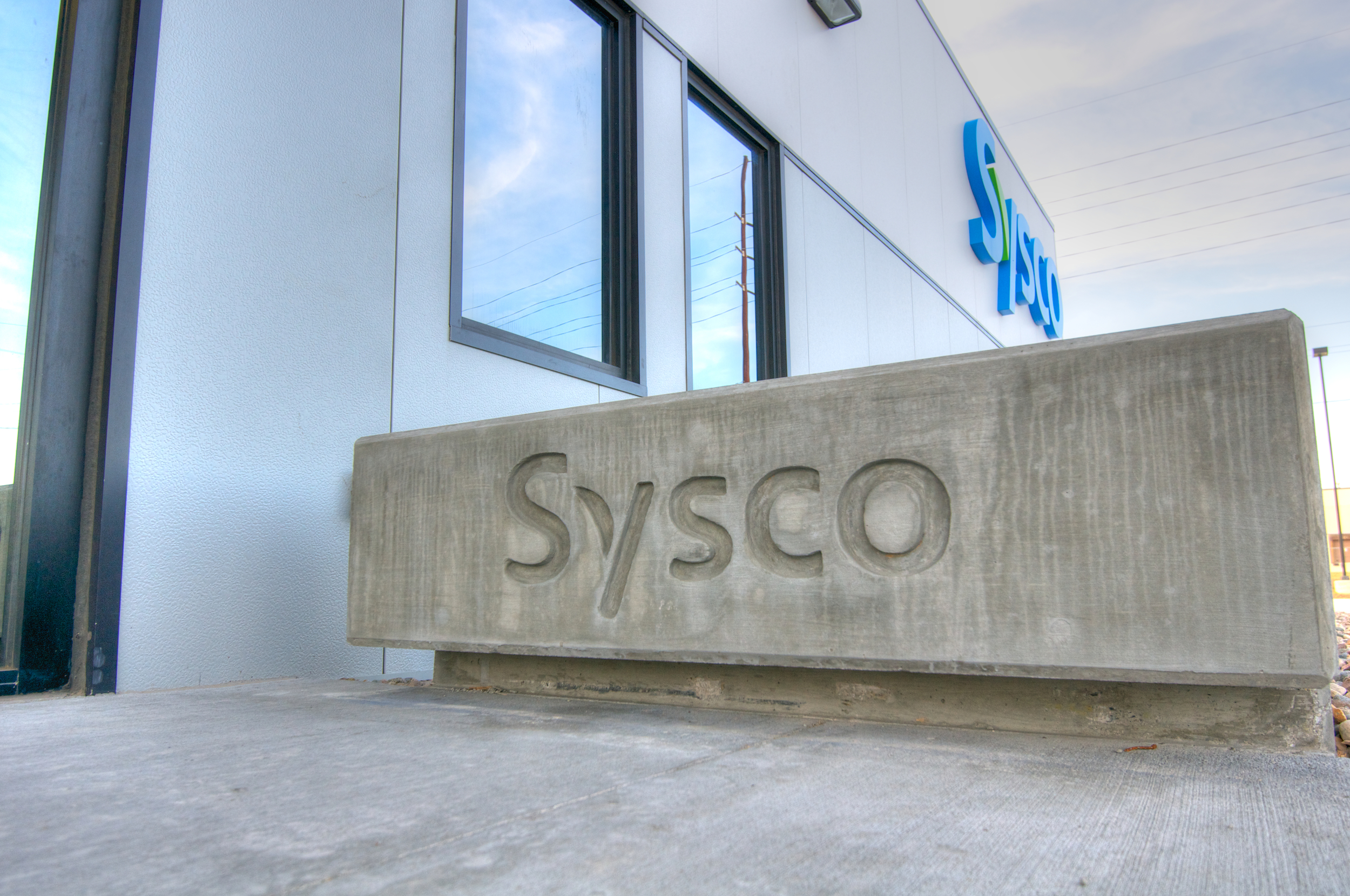 Sysco Concrete Sign