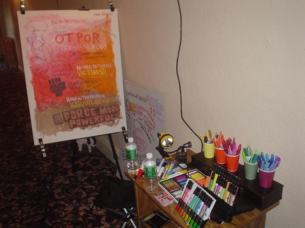 Mobile studio at PopTech conference