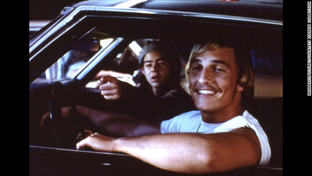 Matthew McConaughey in his breakout role from Dazed and Confused (1993)