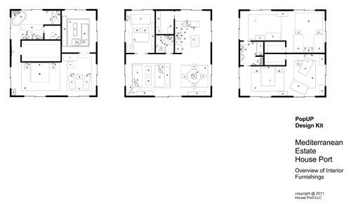 Mediterranean Interior Design Kit