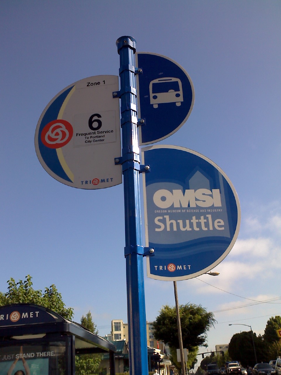 OMSI Shuttle Sign | In the Wild!