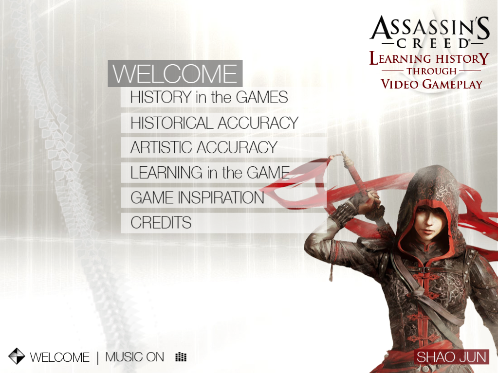 Assassin's Creed - Learning History&nbsp;| Home Menu