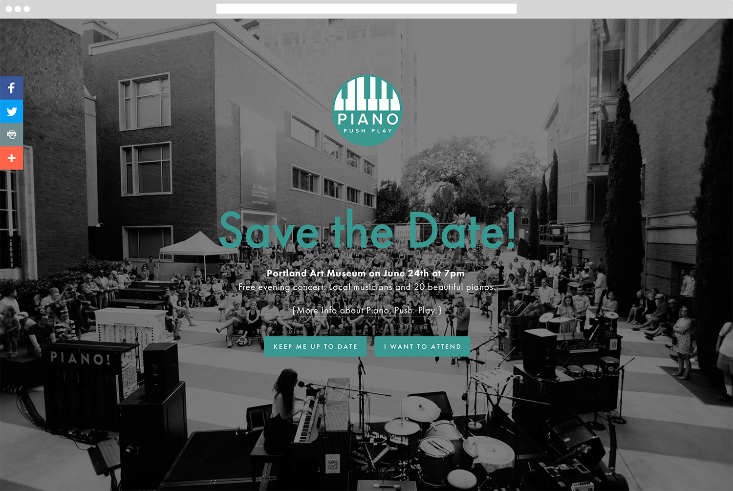 Piano Push Play Website