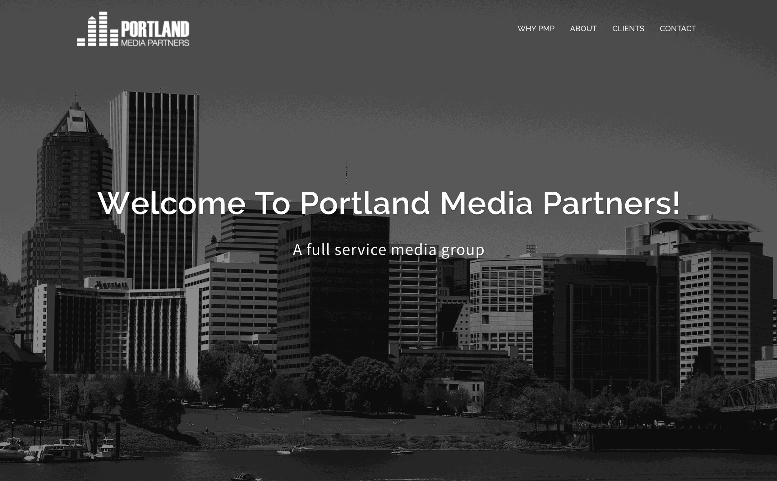Portland Media Partners - Website Build & Logo Development