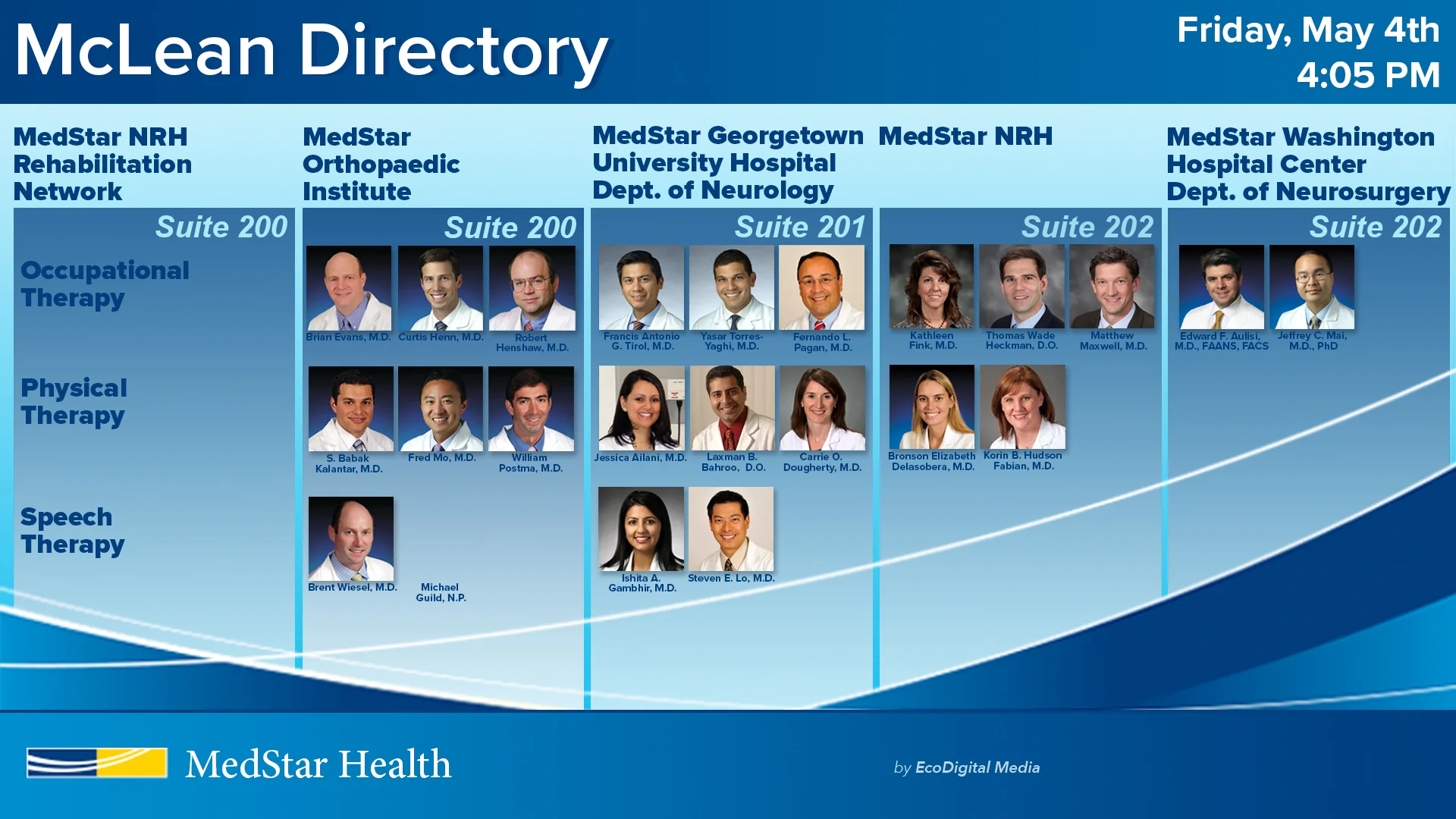 McLean Directory: Addition of categories for section without images.