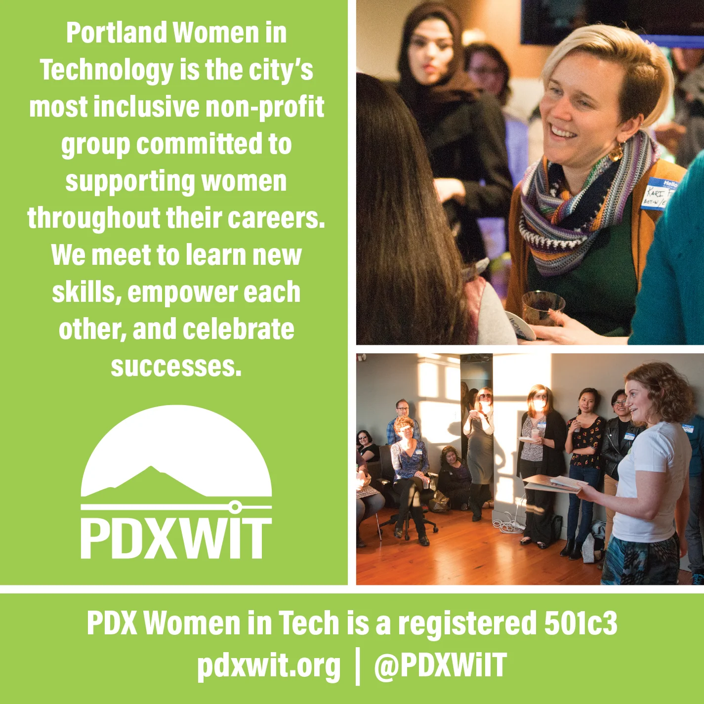 PDXWIT Portland Monthly ad — square