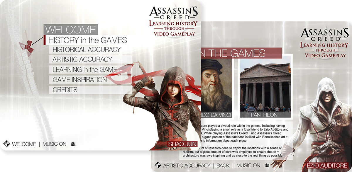 Learning History Through Video Games - Presentation Design