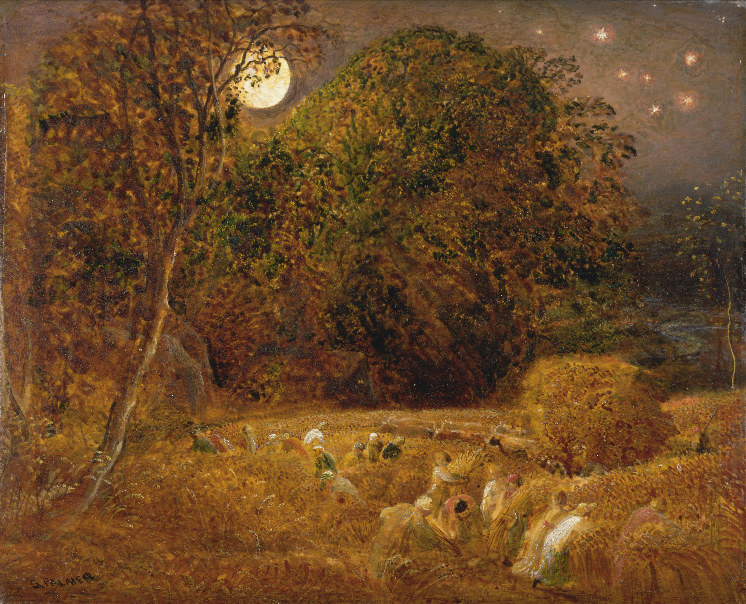 The Harvest Moon by Sammuel Palmer