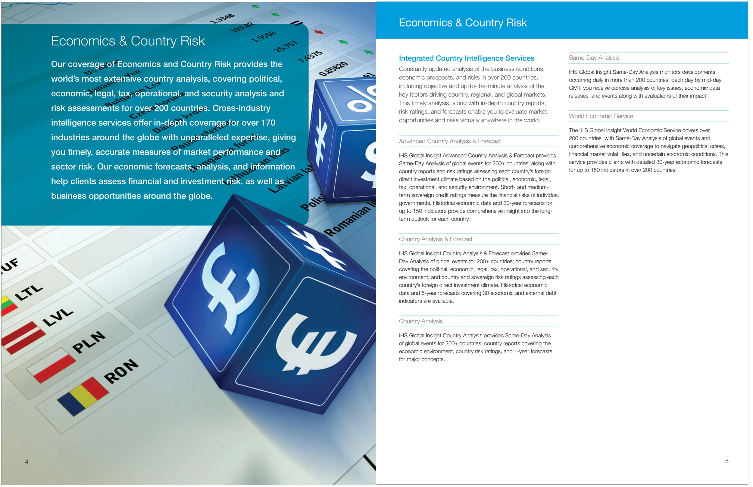 IHS Markit Commodity Research brochure
