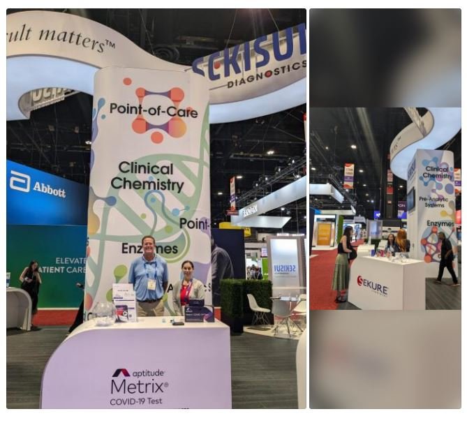 SEKISUI Diagnostics Tradeshow booth