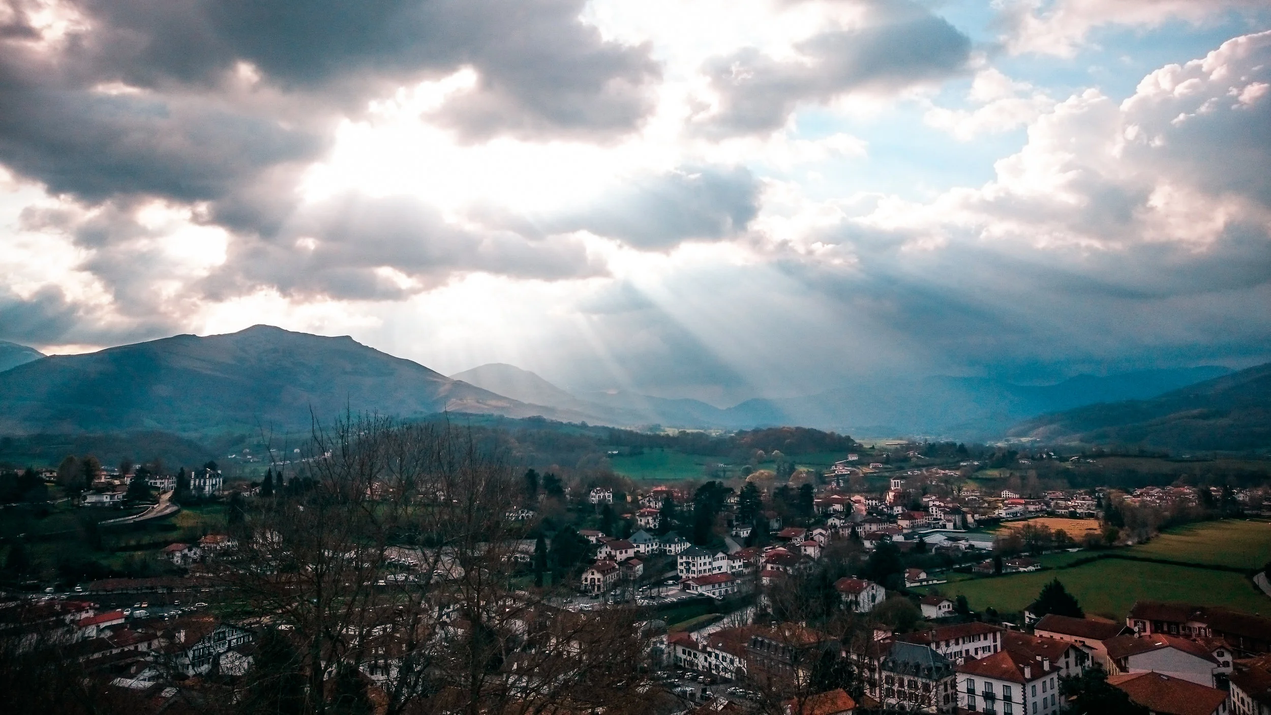  St Jean Pied de Port. The evening before embarking on The Way.  