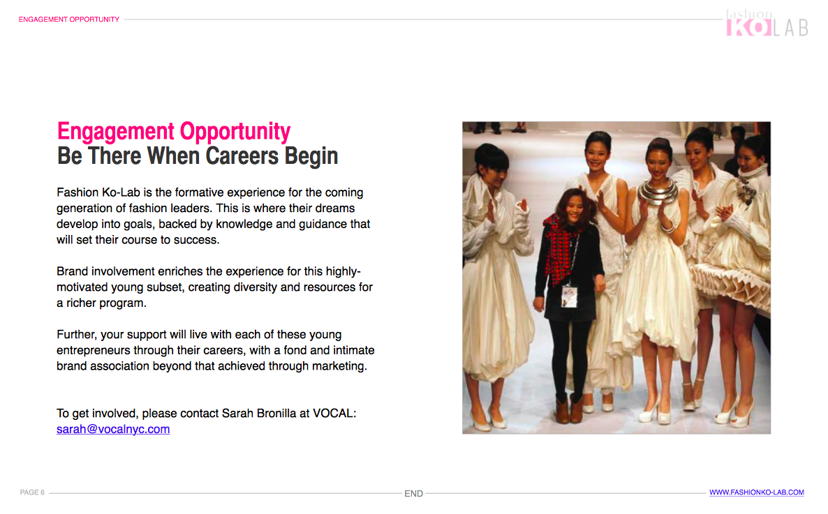 Fashion Career Kickstarter