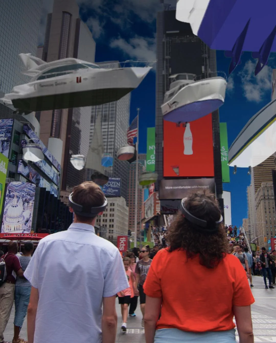 Microsoft's Unmoored with Mel Chin, Time's Square NYC