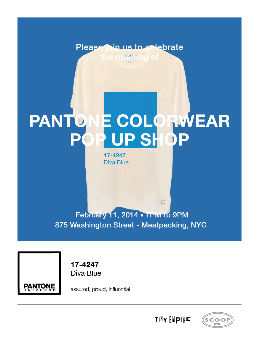 Pantone Colorwear x Scoop NYC
