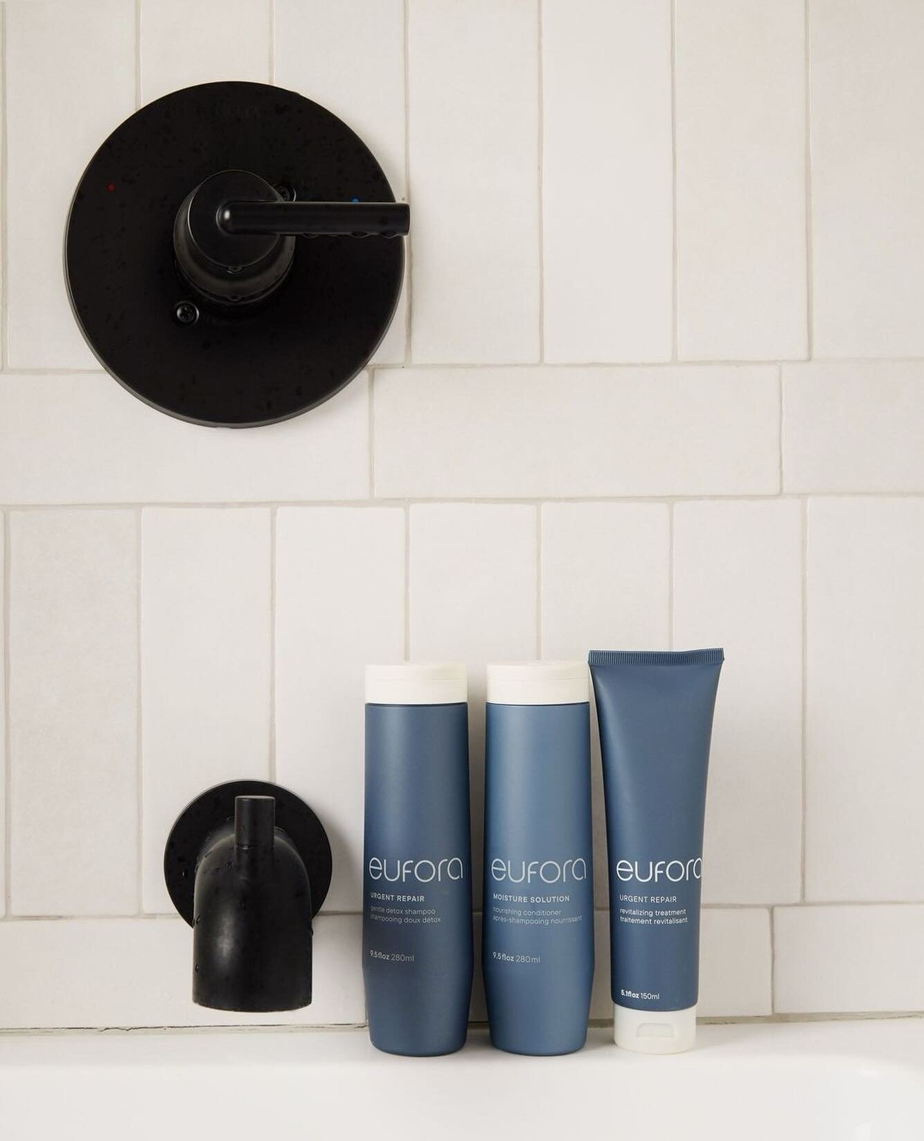 Your perfect weekly reset routine 😌⁠
⁠
Urgent Repair Shampoo gently clarifies and removes product buildup to leave your hair and scalp feeling squeaky clean and nourished 🫧⁠
⁠
Follow up with Moisture Intense Conditioner for deep hydration and shine