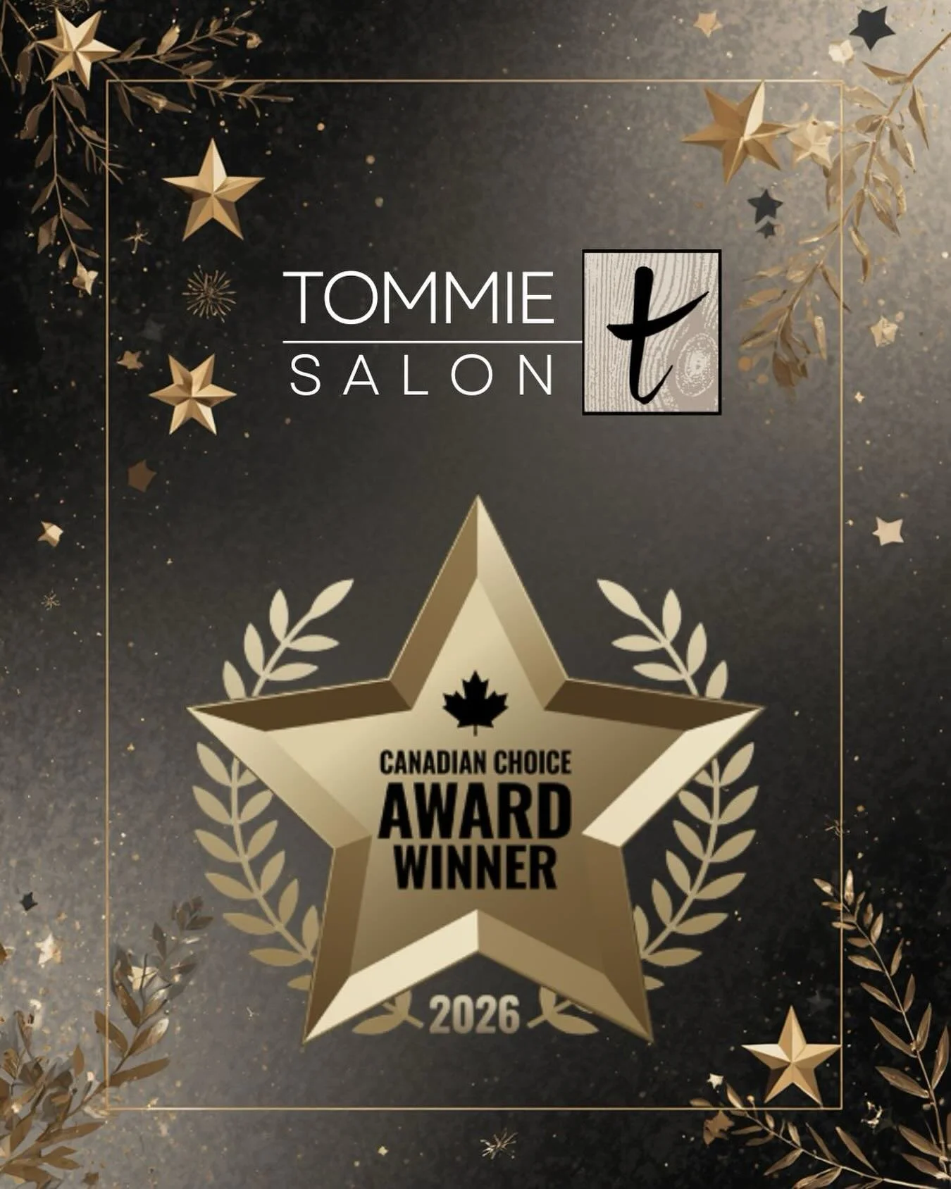 So proud to announce we are the Canadian Choice Award Winner for Edmonton Hair Salon 2026! ⭐️