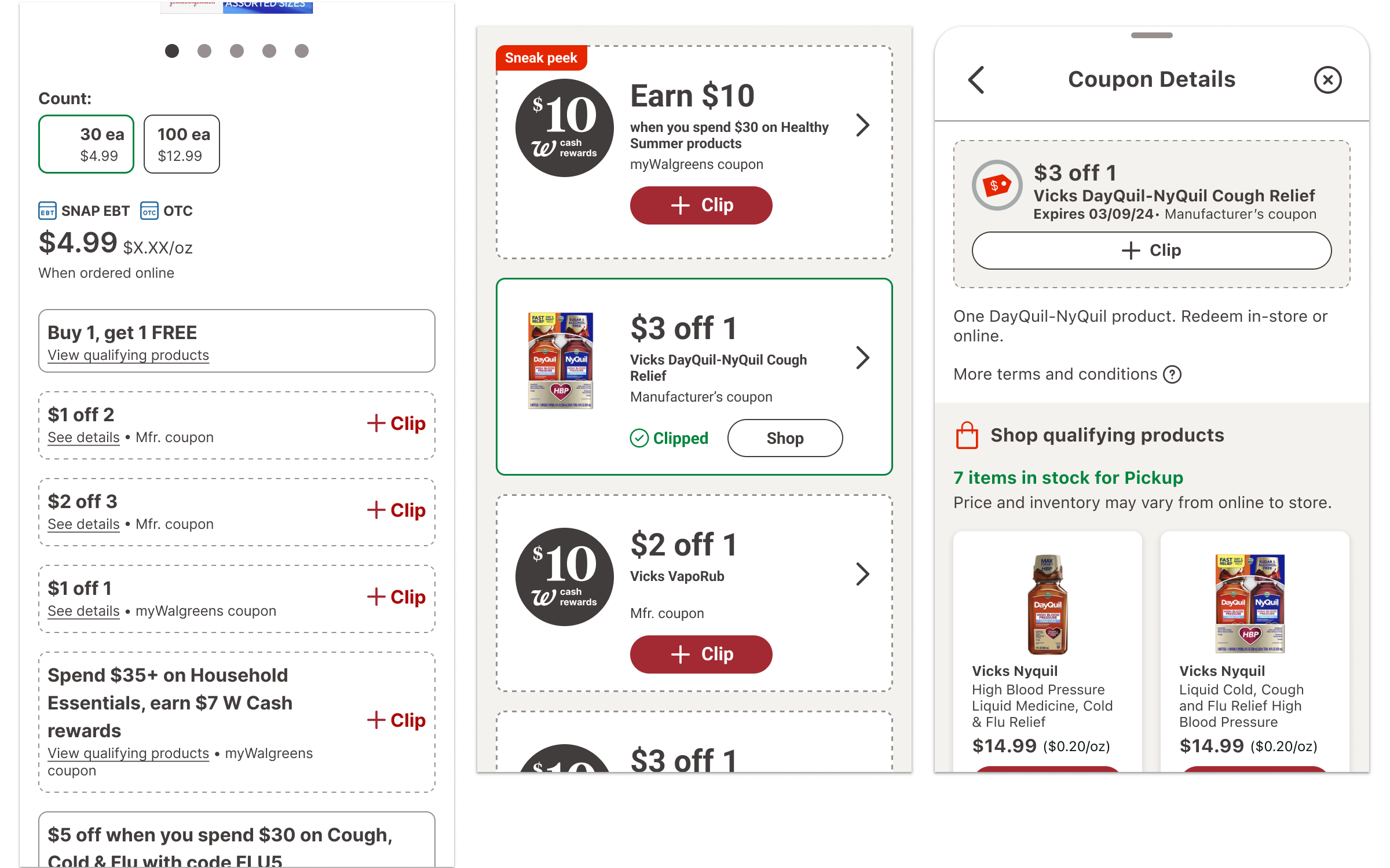   Scaling from web to app   My product partner made sure that our coupon data provider added the item requirement to the coupon titles. This allowed us to update all the components across both web and app. Additionally, my design colleagues and I app