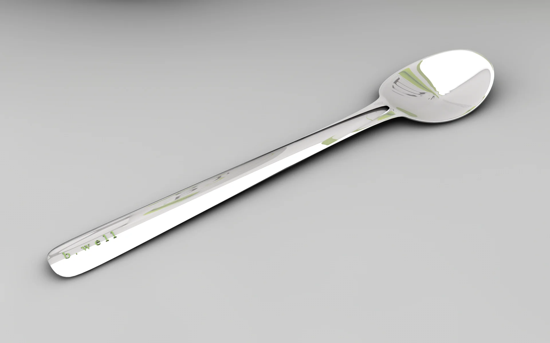 b.well spoon close-up