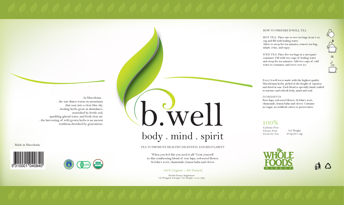 2D design and layout of the package design