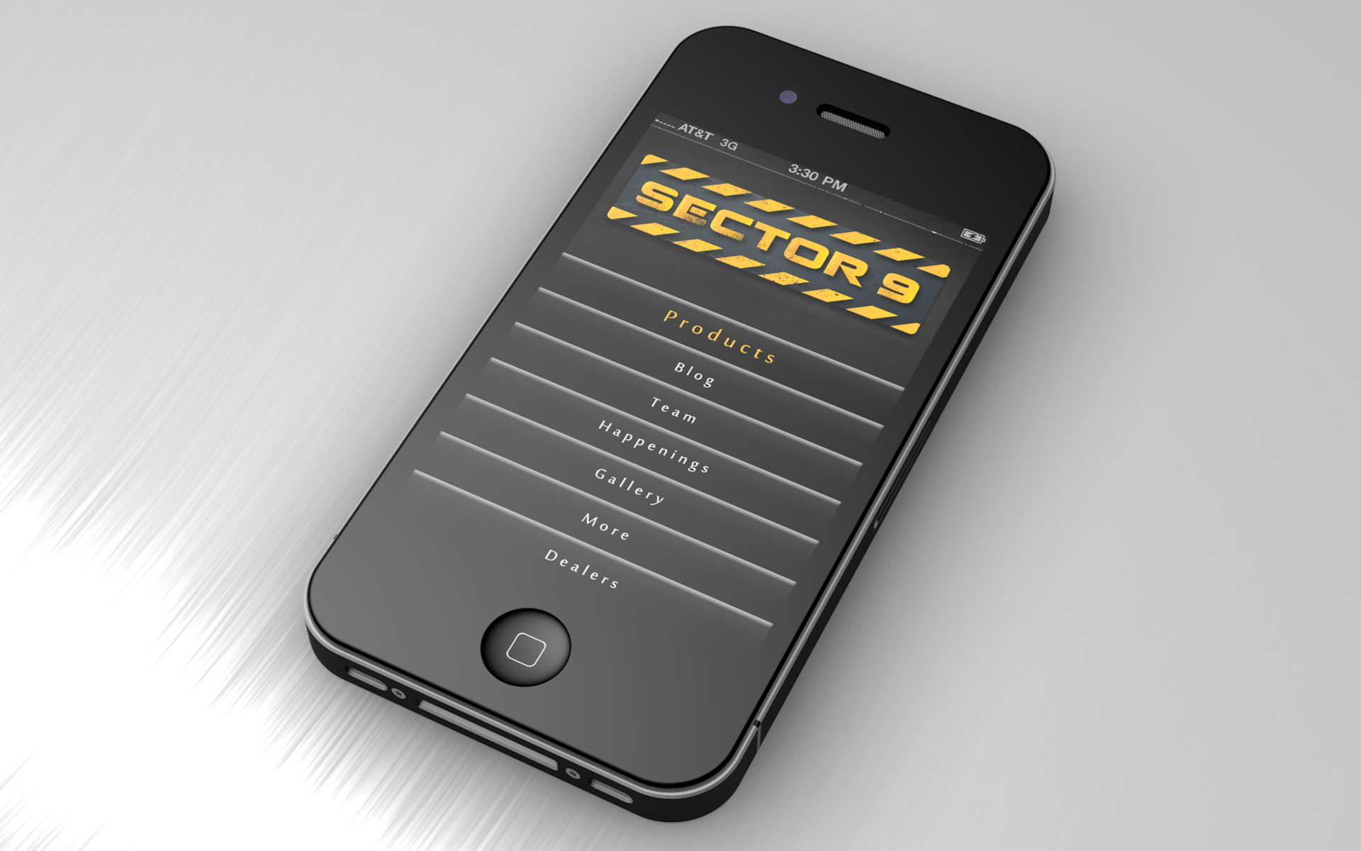 Iphone App menu