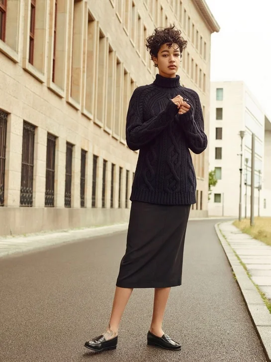 androgynous work clothes