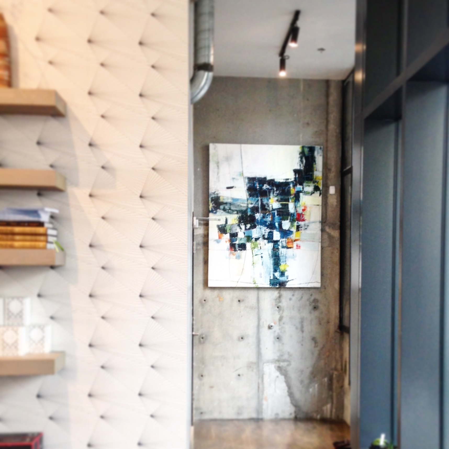 Back wall at Frank, November 2015.
