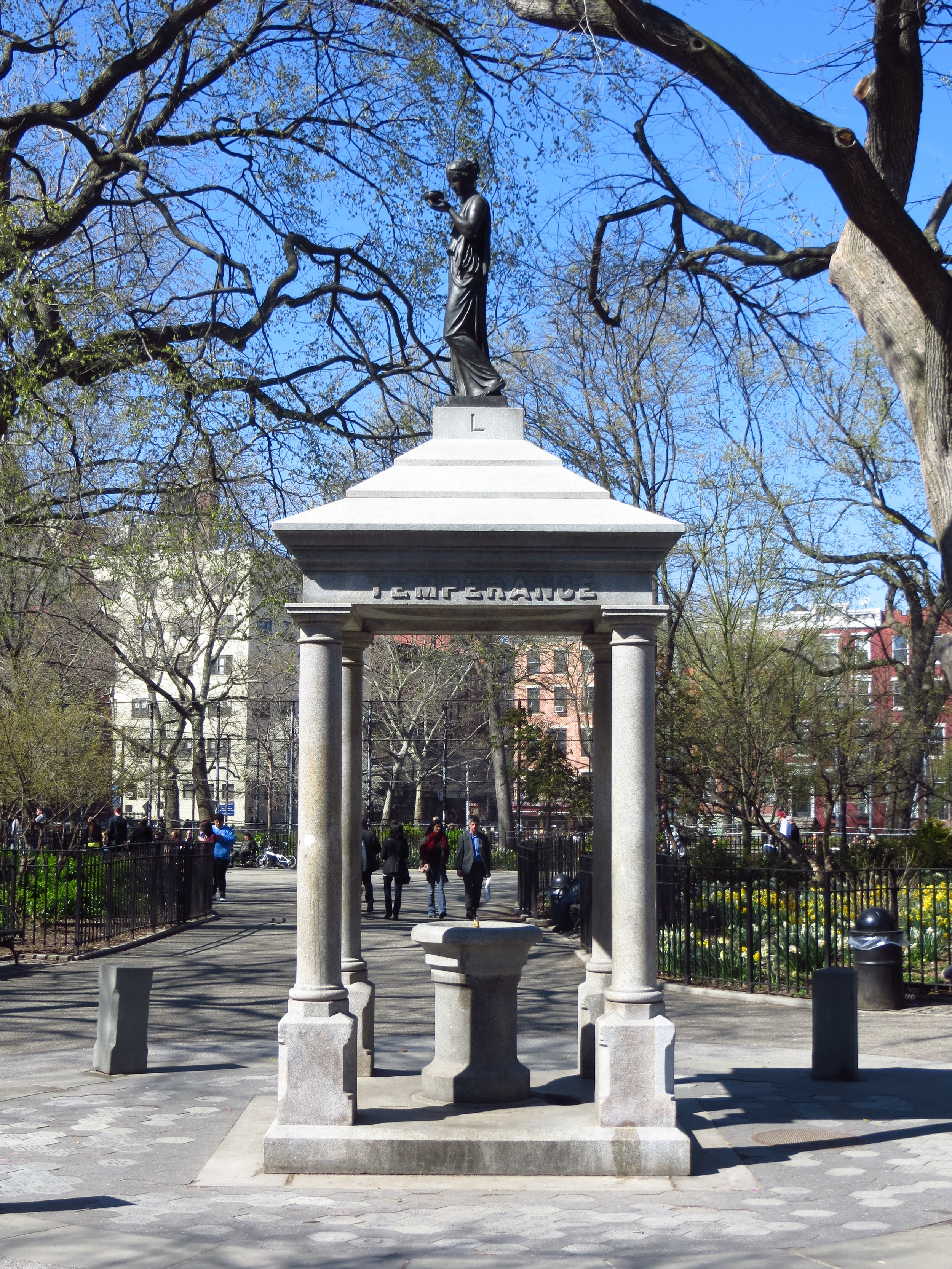 Drinking fountain donated by the temperance movement