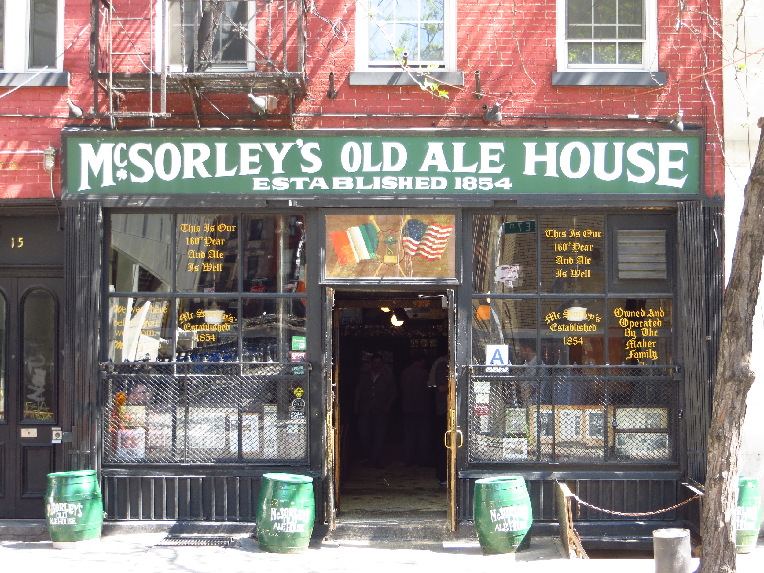 Oldest (possibly) bar in Manhattan in continuous operation (est. 1854)