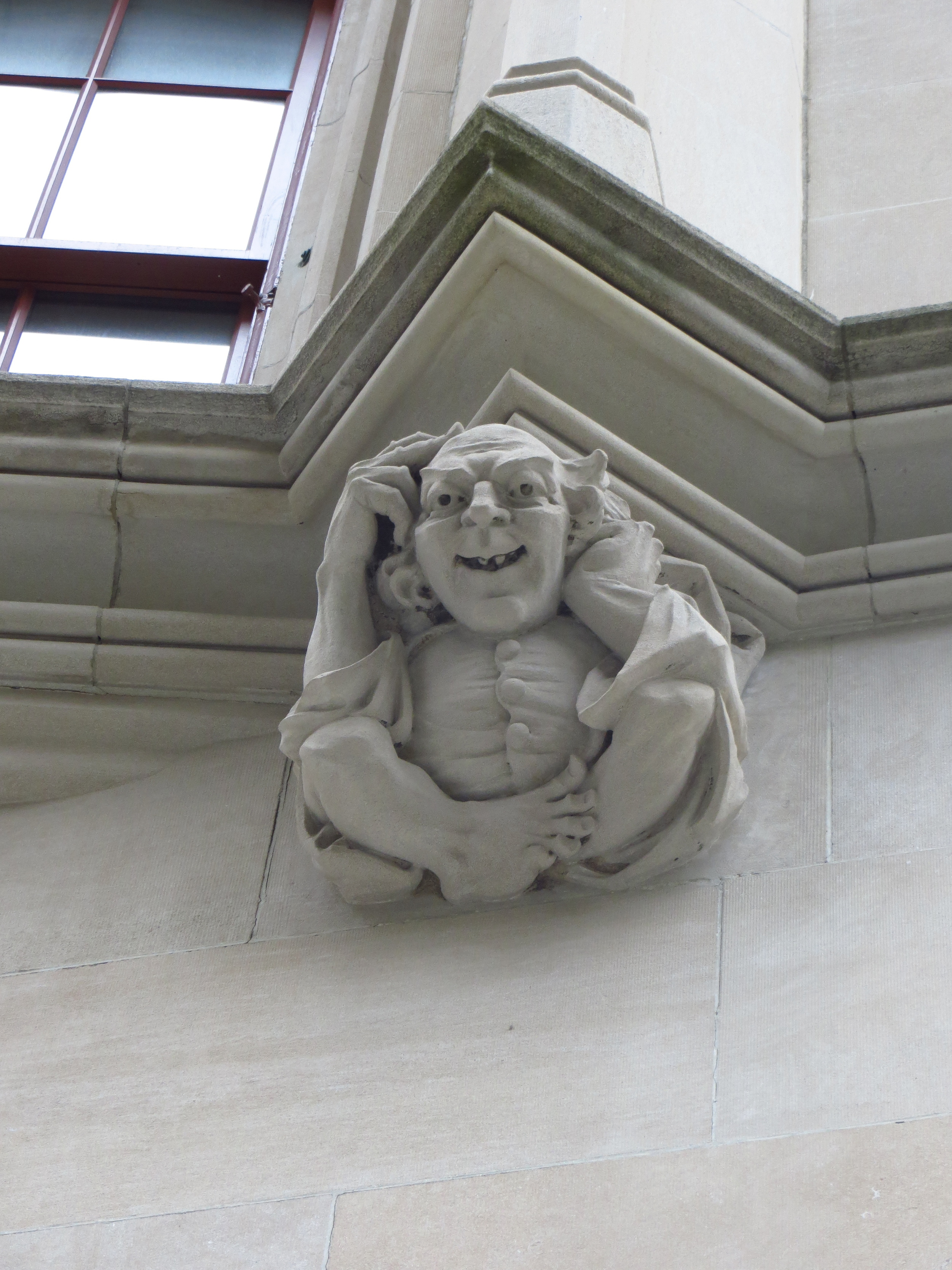 Hunter College gargoyle