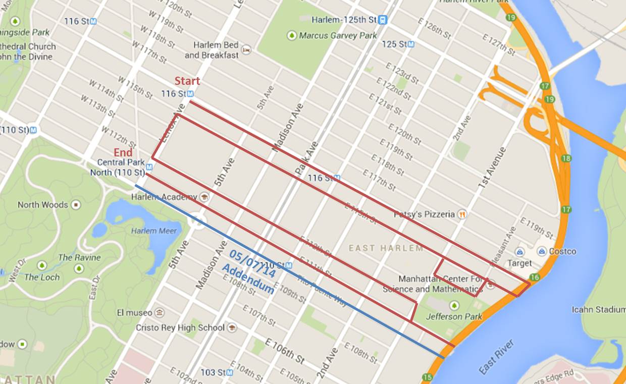 Today's Walk (Updated 05/07/2014