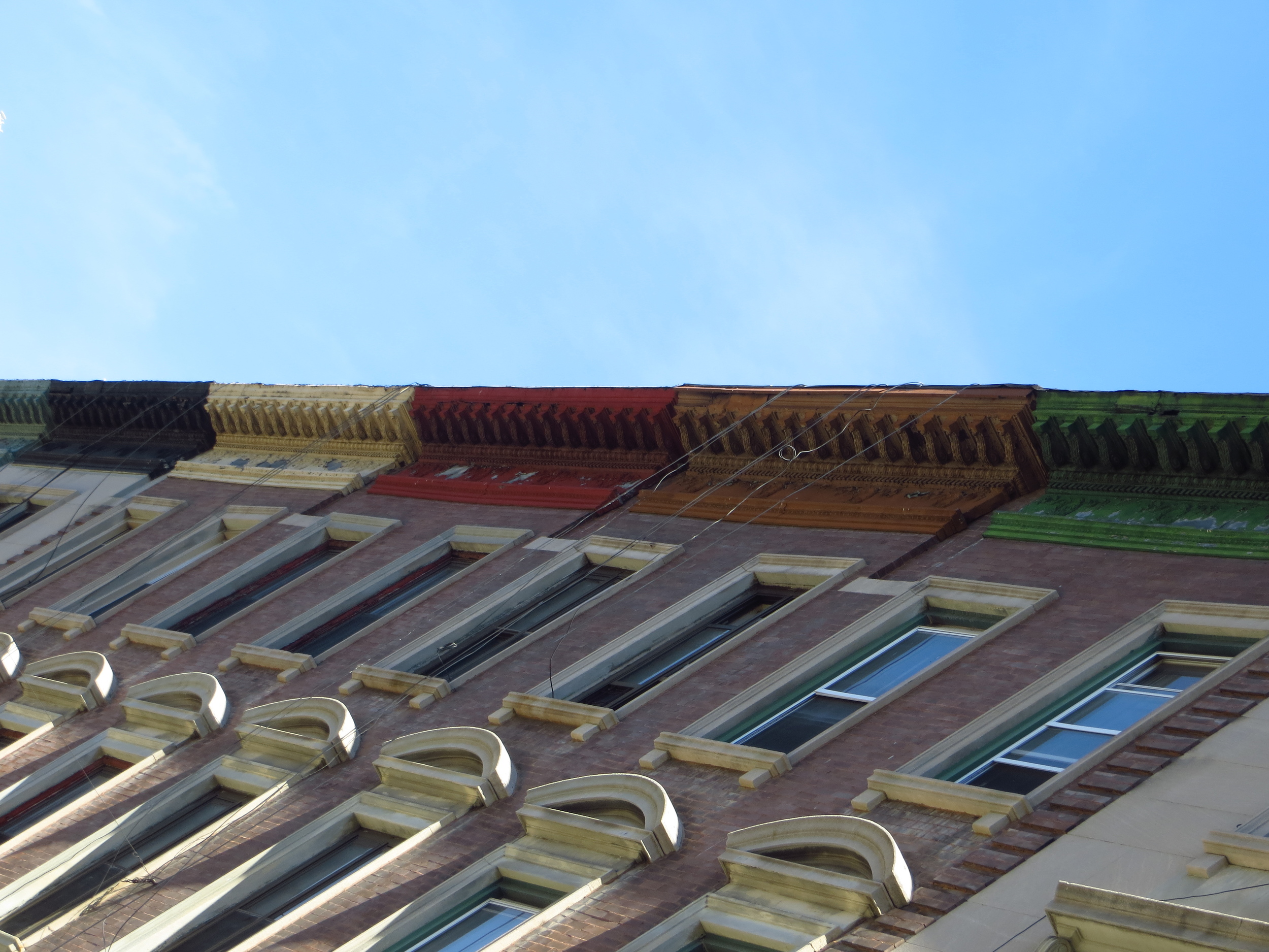 Colorful cornices