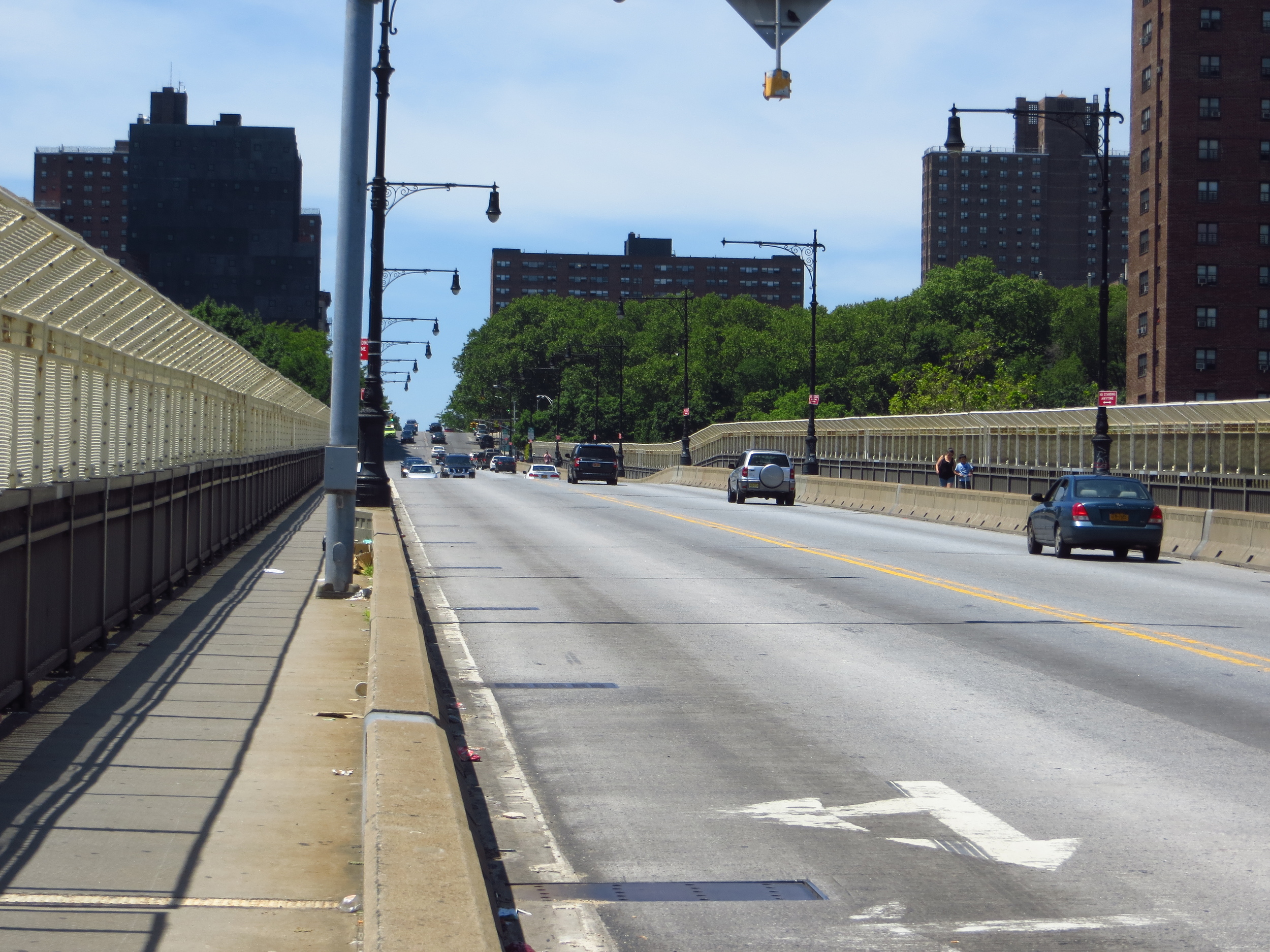 Elevated street into Hamilton Heights