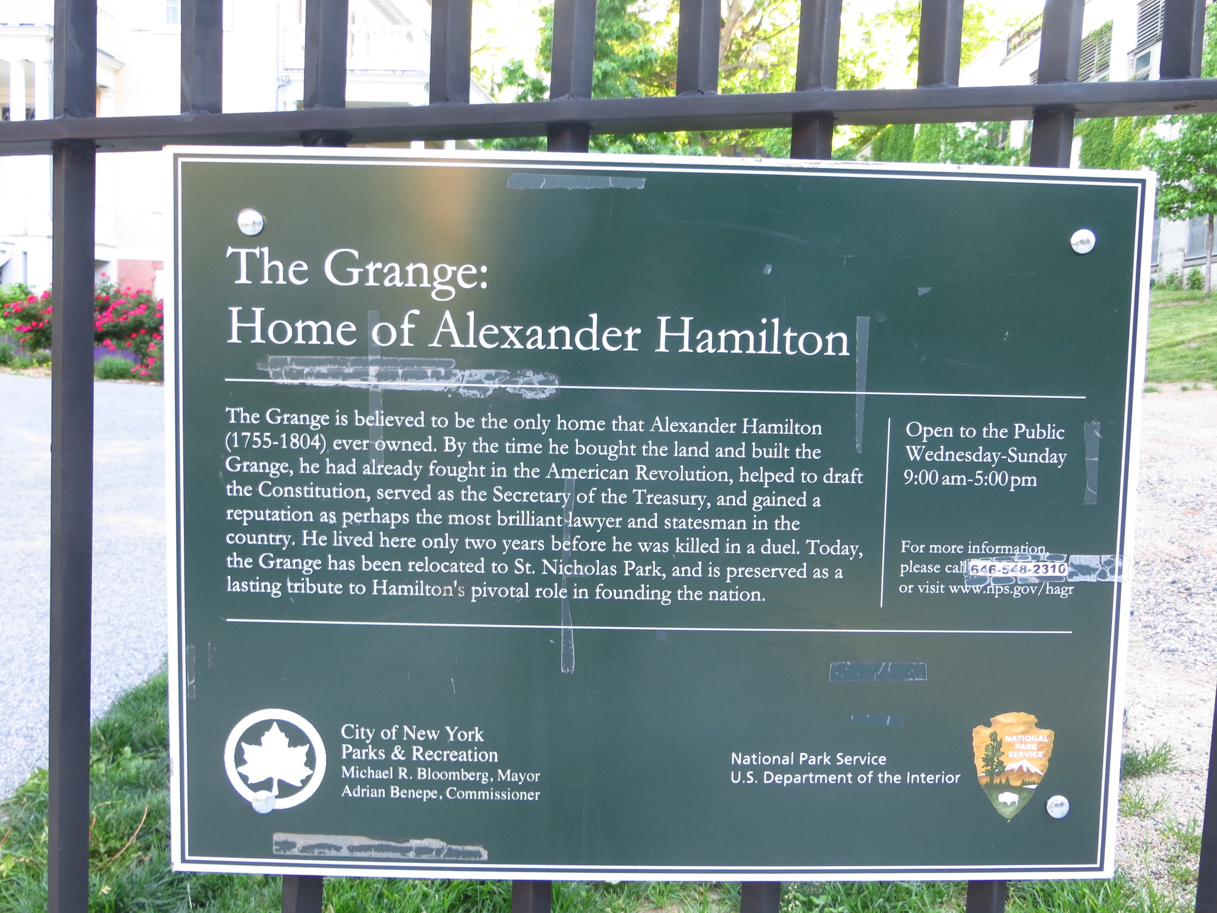 History of Hamilton Grange