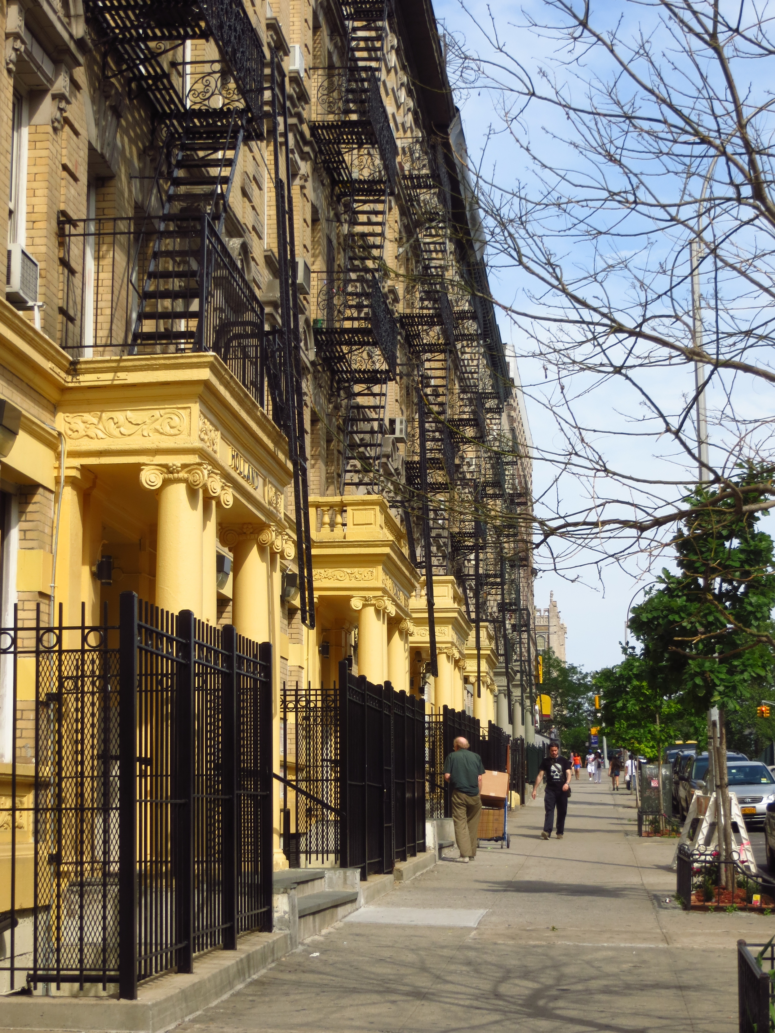 Yellow porches