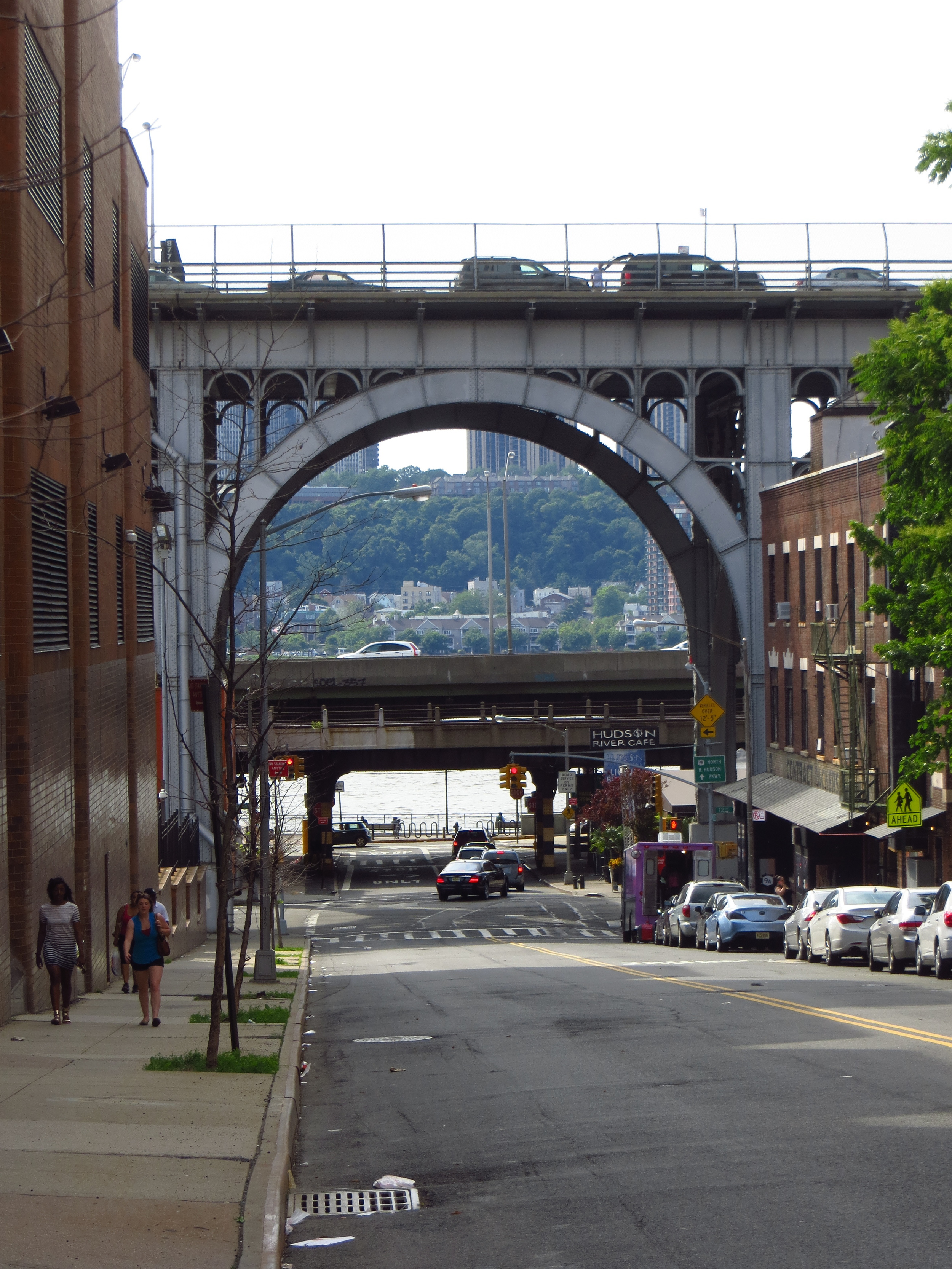 View down W. 133rd St.