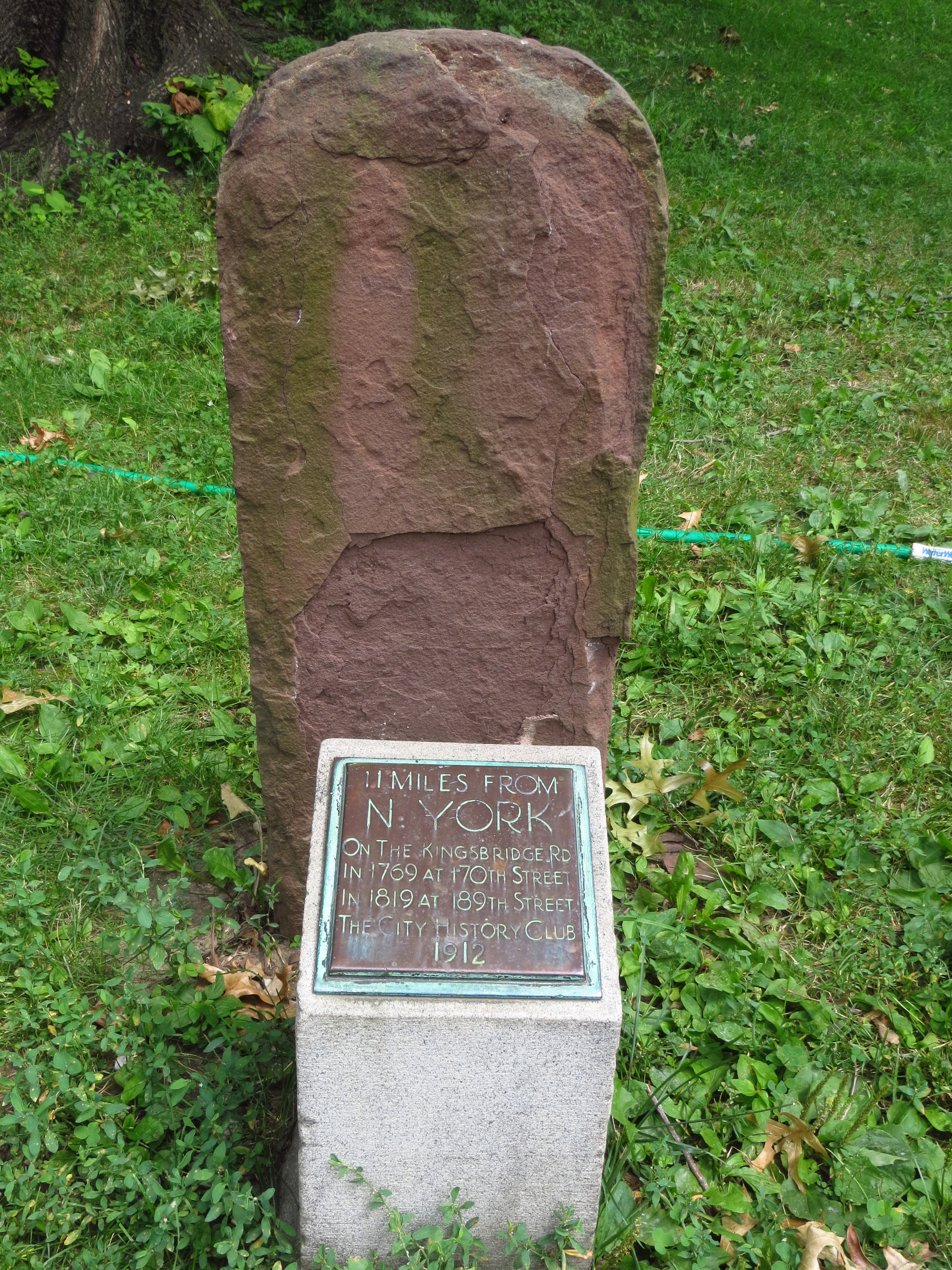 Old mile marker