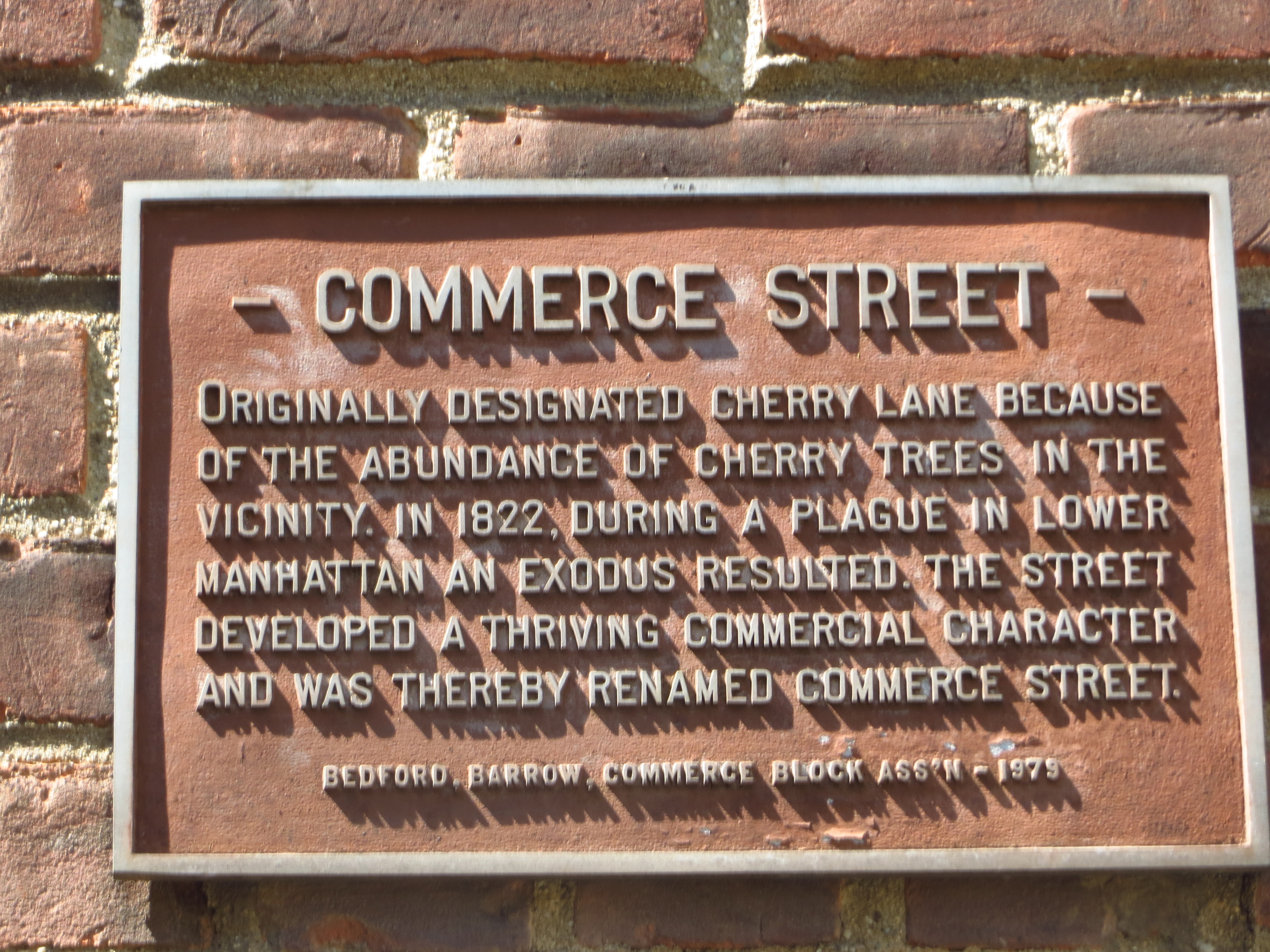 Commerce St. explanation