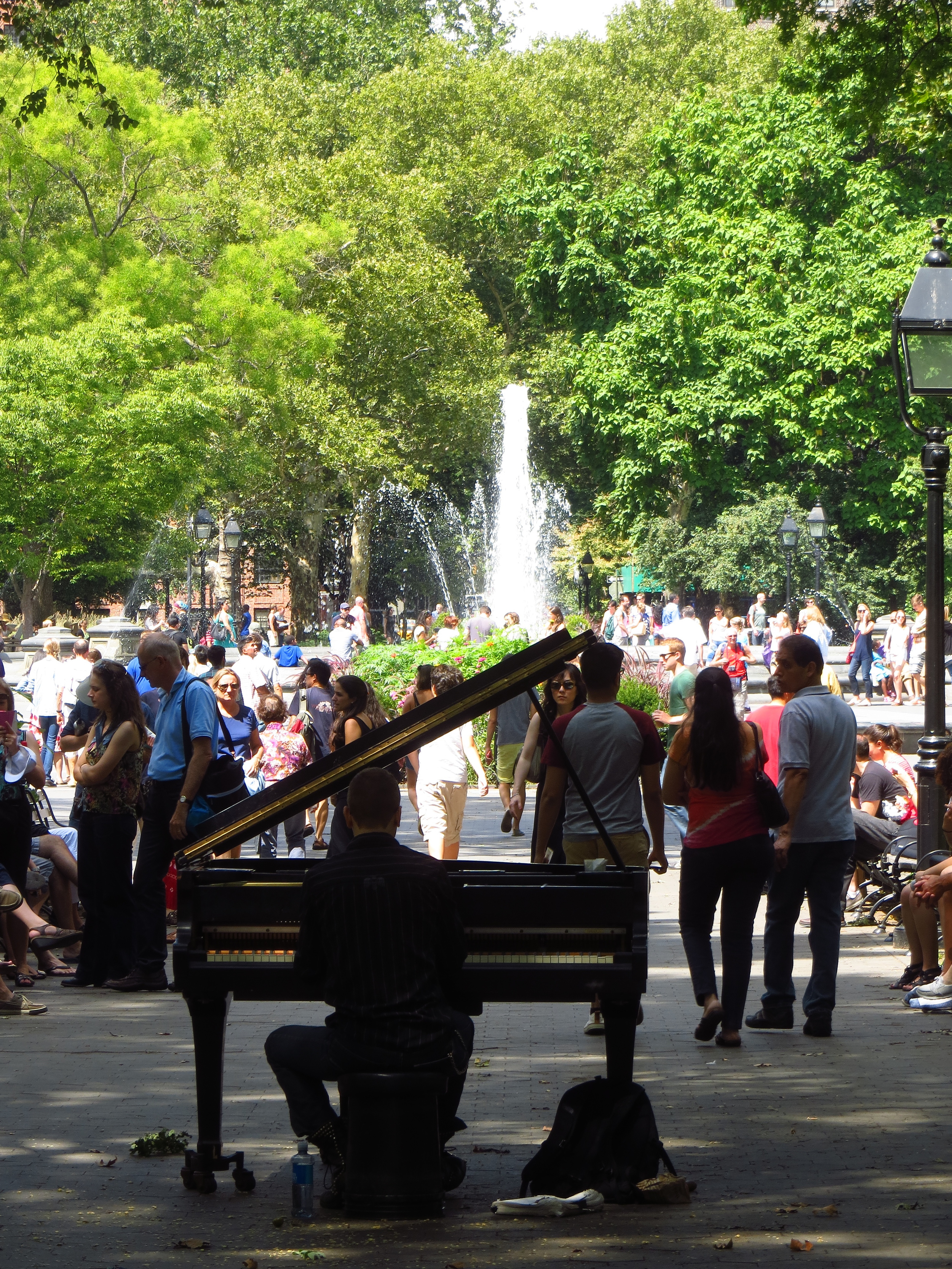 Washington Square Park piano