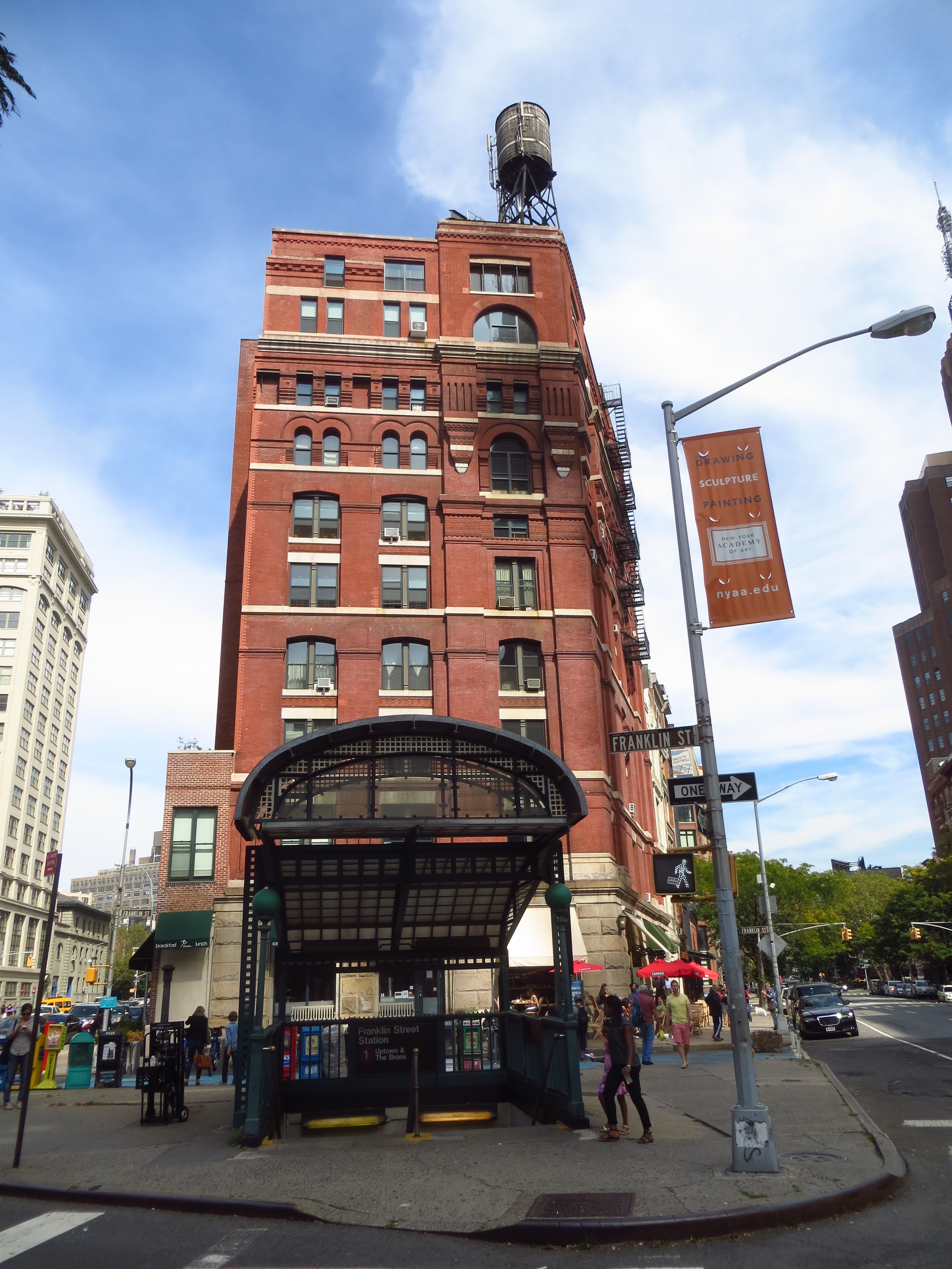 Franklin St. subway stop