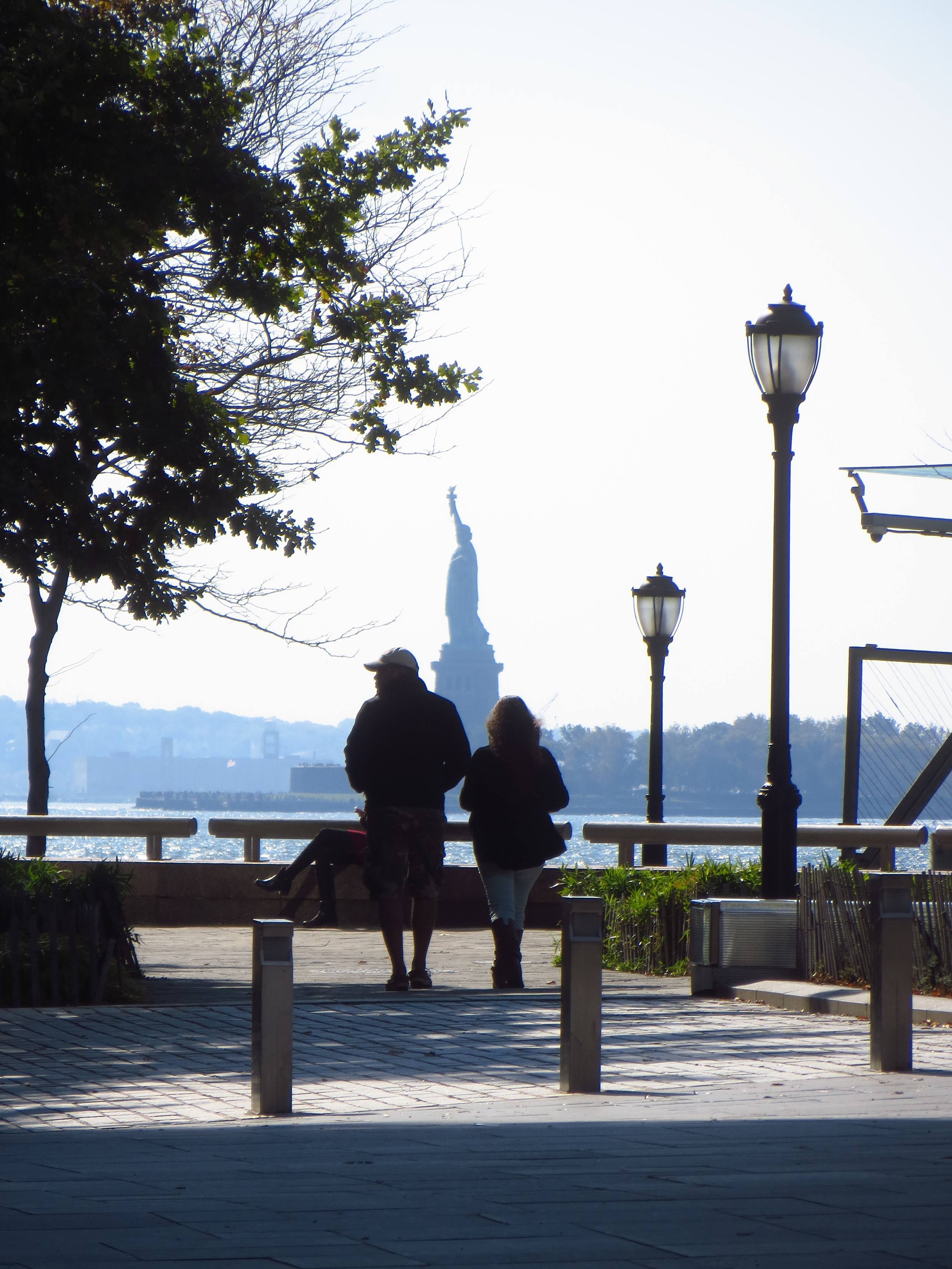 Statue of Liberty in the distance